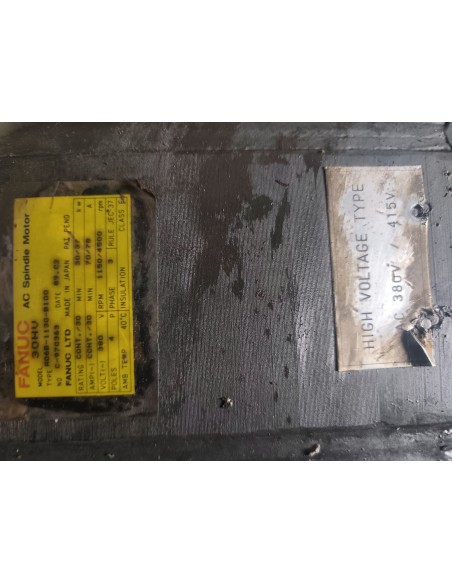 MOTOR FANUC AC SPINDLE 30HV – 30/37 kW – 380V – 4.500 RPM