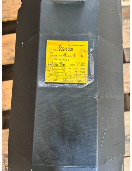 servo motor, FANUC, CNC, motor trifásico, repuesto industrial