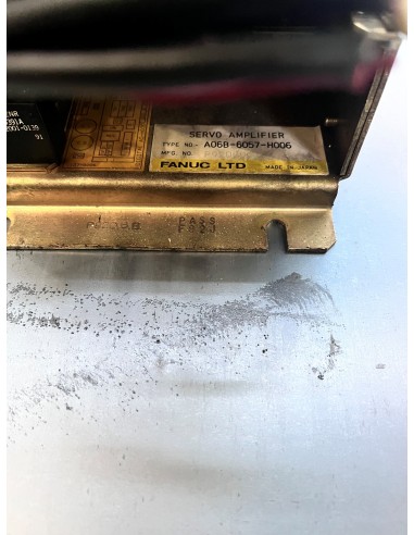 SERVO AMPLIFIER FANUC A06B-6057-H006 – DRIVER CNC INDUSTRIAL