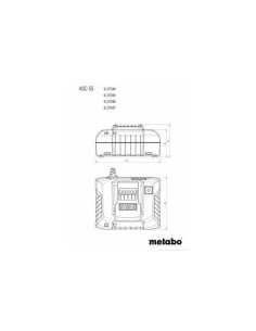 CARGADOR METABO ASC 55 2